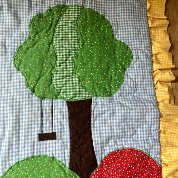 Vintage Infant Blanket & Pillow - Cottage Craft - Made in USA- 1981 - Picture 3 of 11